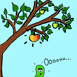 Un intrus ! pomme2
