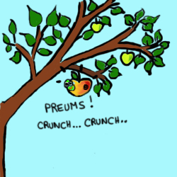Trot tard, sniff... pomme9